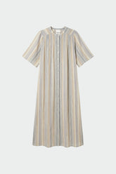 VESTIDO RAYAS DOBLE GASA