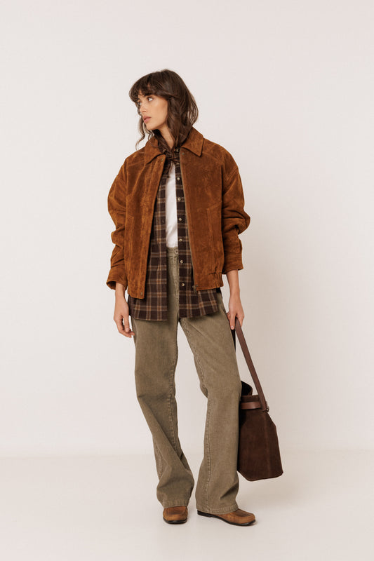 LEATHER BOMBER JACKET 2