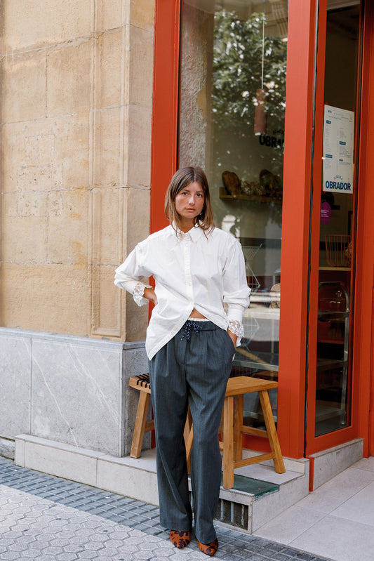 ELASTIC-WAISTBAND PANTS 1