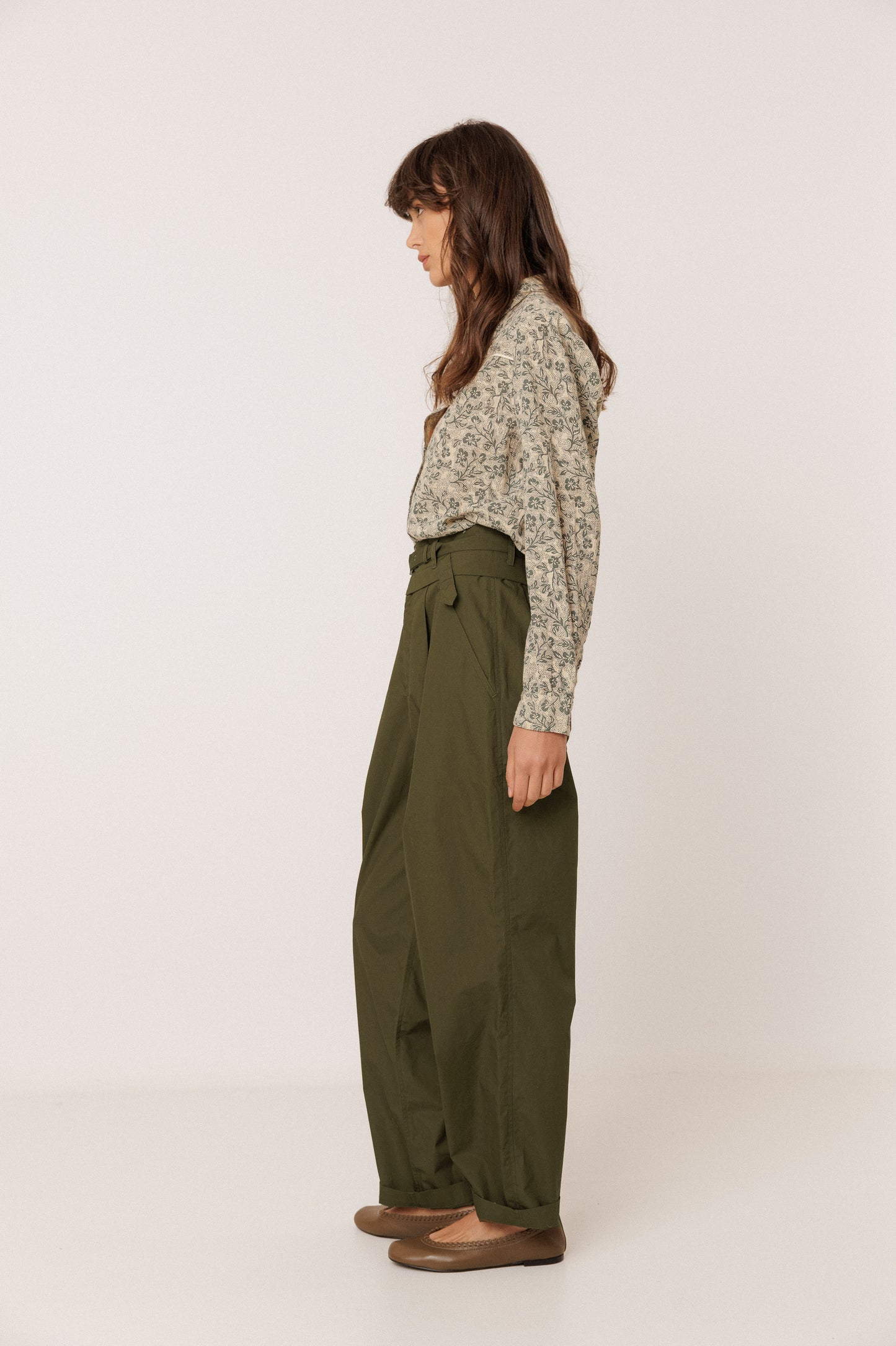 PANTALÓN CARROT POPELÍN