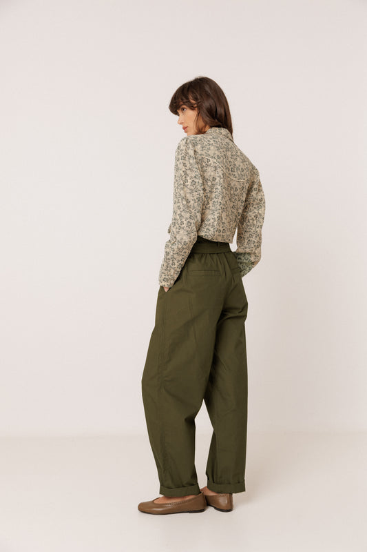 PANTALÓN CARROT POPELÍN 4