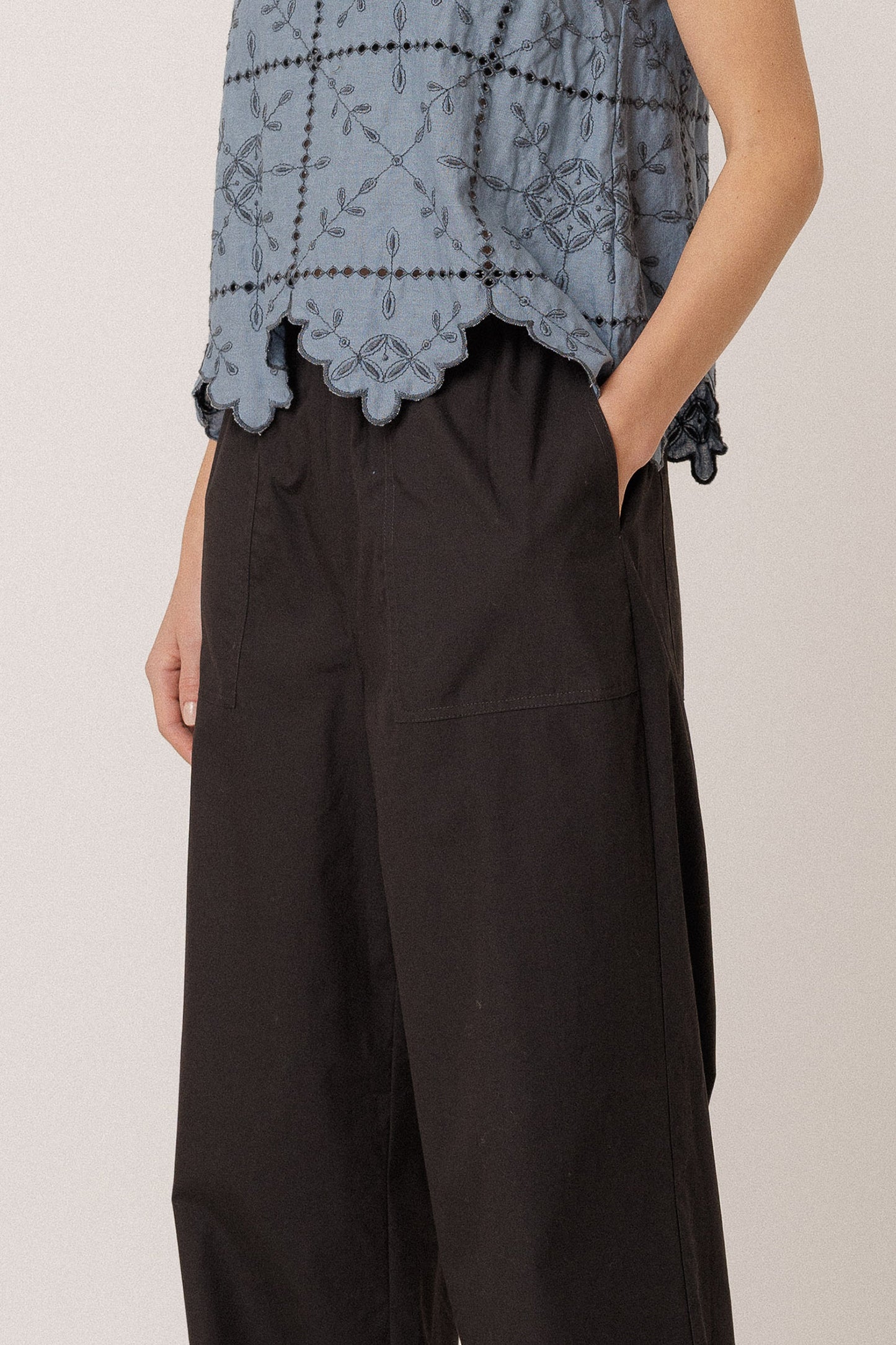 PANTALÓN ENGOMADO POPELÍN