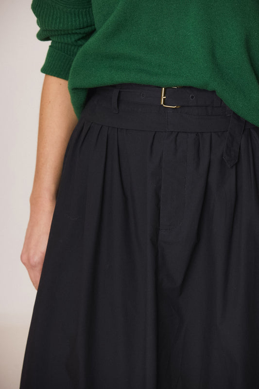 POPLIN MIDI SKIRT 4