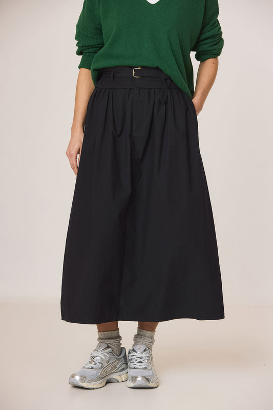 POPLIN MIDI SKIRT 5