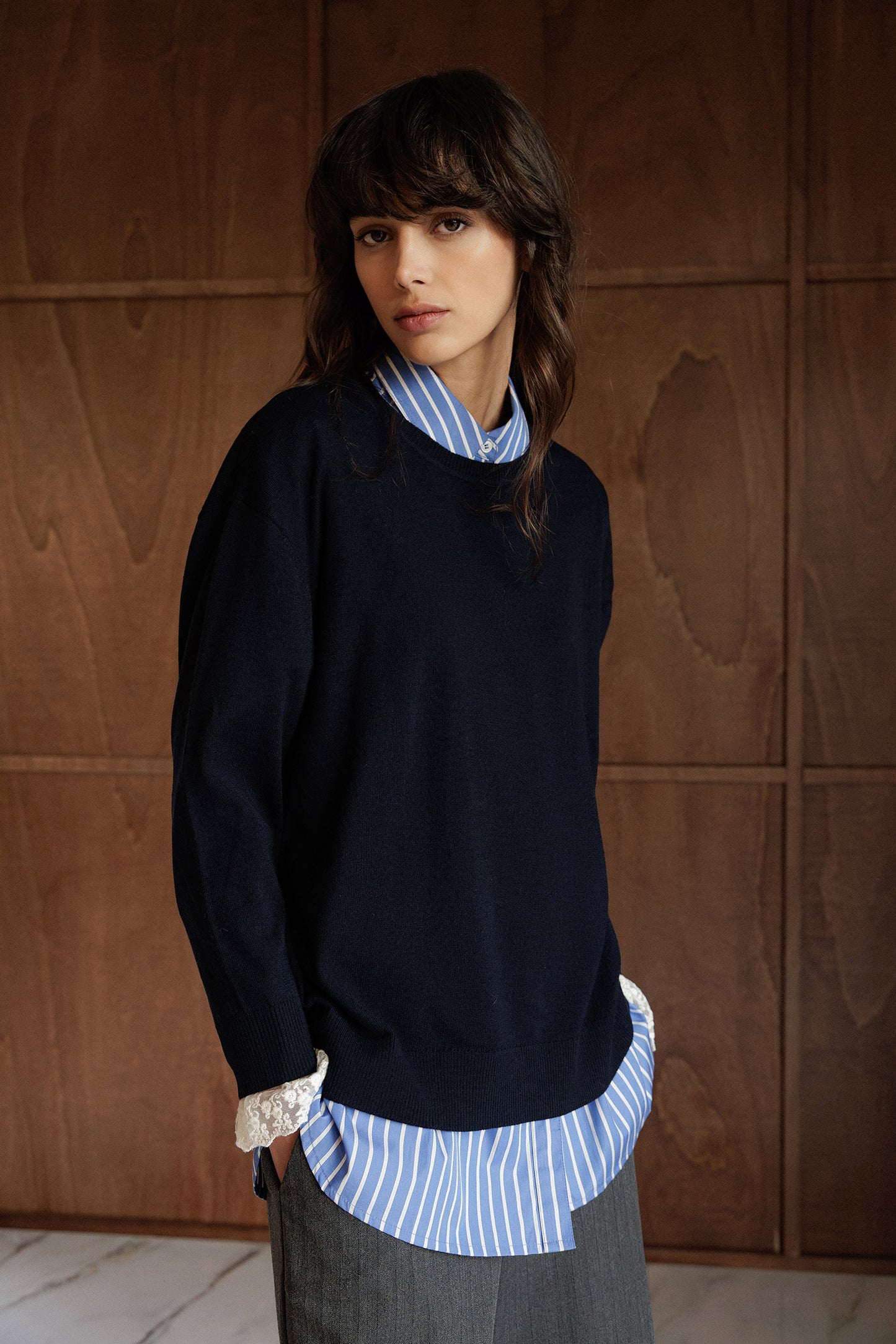 BASIC 100% MERINO SWEATER