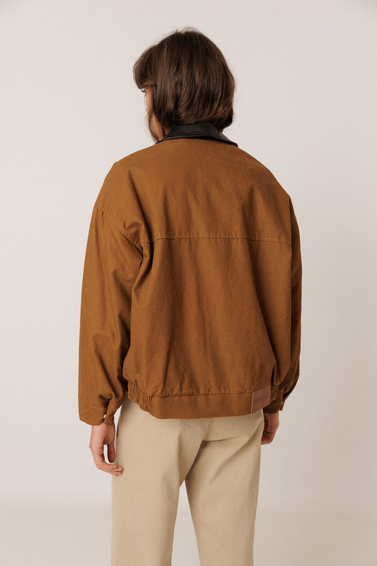 WASHED-EFFECT QUILTED JACKET 5