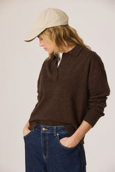 MARLED POLO SWEATER