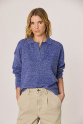 MARLED POLO SWEATER