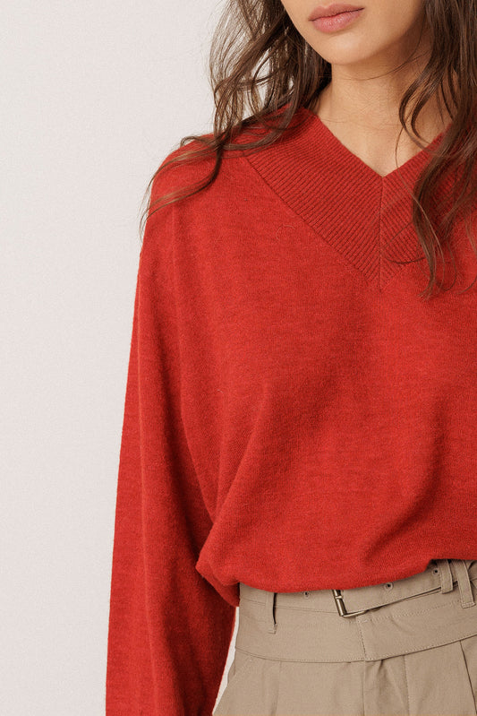 KNITTED SWEATER WITH ALPACA 2
