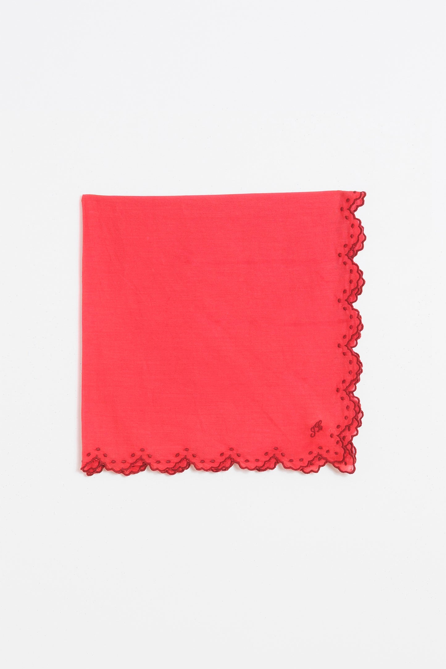 EMBROIDERED VOILE HANDKERCHIEF