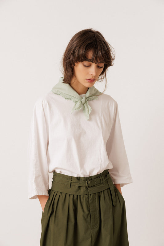 EMBROIDERED VOILE HANDKERCHIEF 1