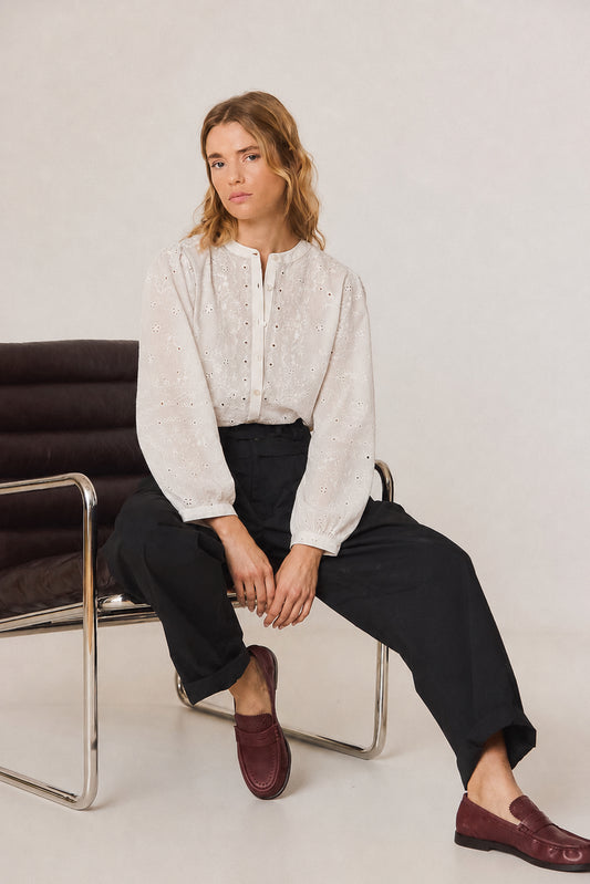 BOXY EMBROIDERED SHIRT 1