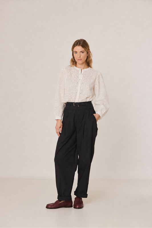 BOXY EMBROIDERED SHIRT 4