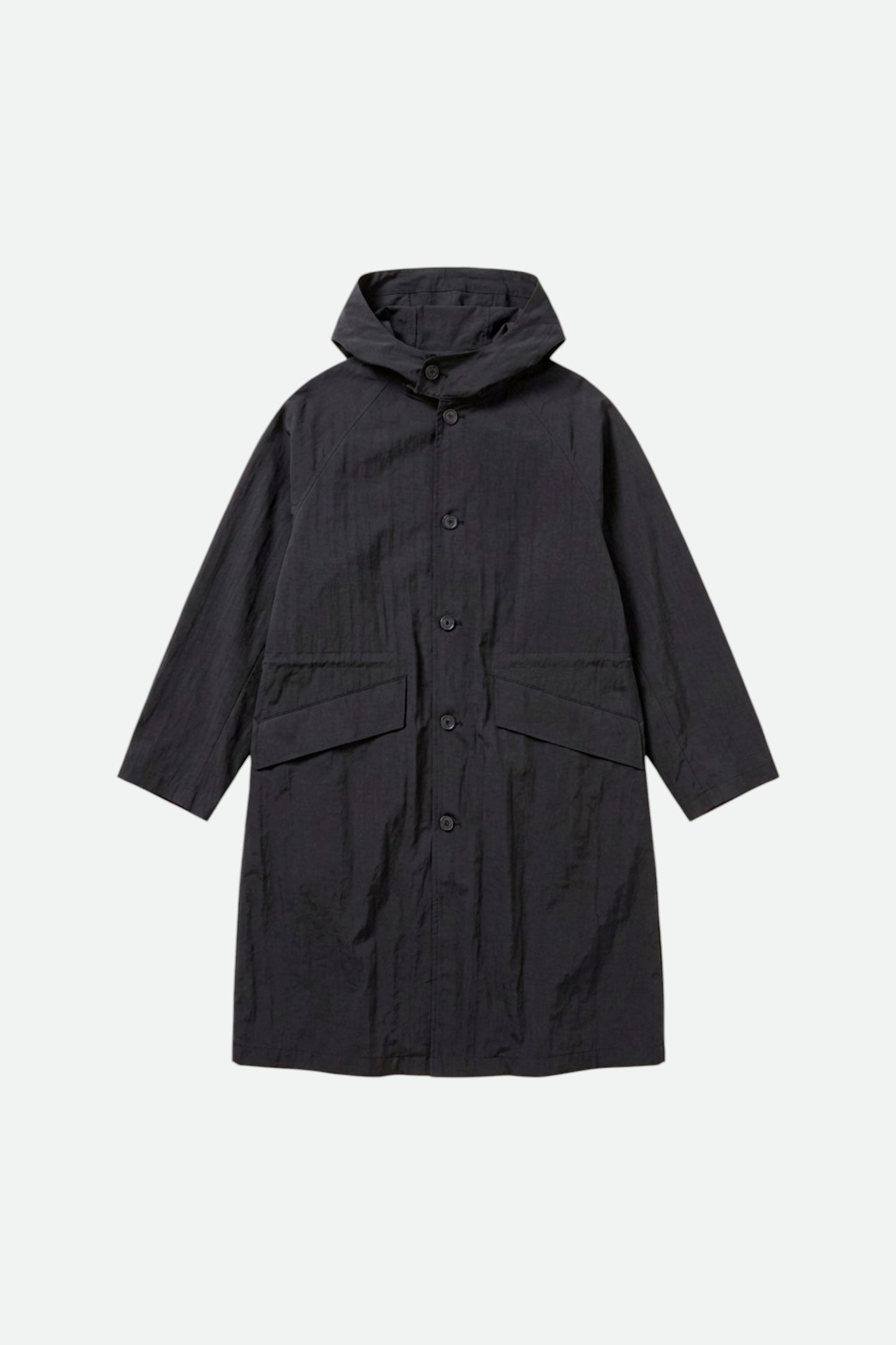 CASUAL TRENCH COAT IN TECHNICAL FABRIC
