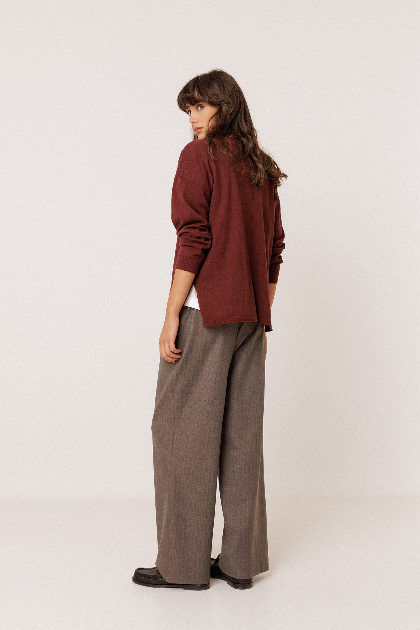 BASIC SWEATER WITH CASHMERE
