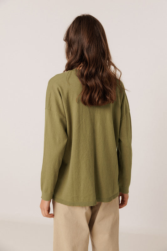 BASIC SWEATER WITH CASHMERE 5