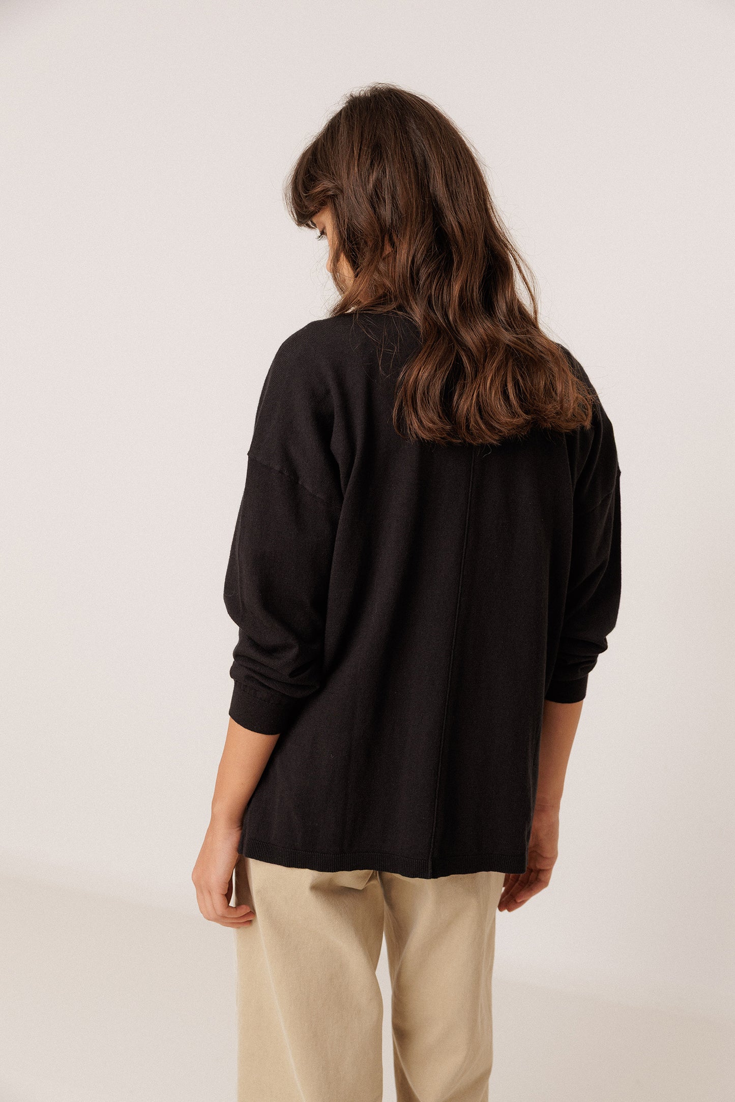 BASIC SWEATER WITH CASHMERE