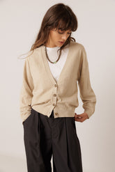 CHAQUETA BÁSICA CON CASHMERE