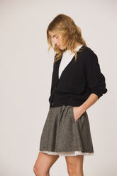 CHAQUETA BÁSICA CON CASHMERE