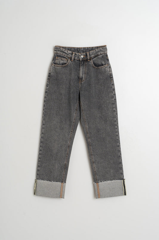 TURNED DENIM PANTS 5