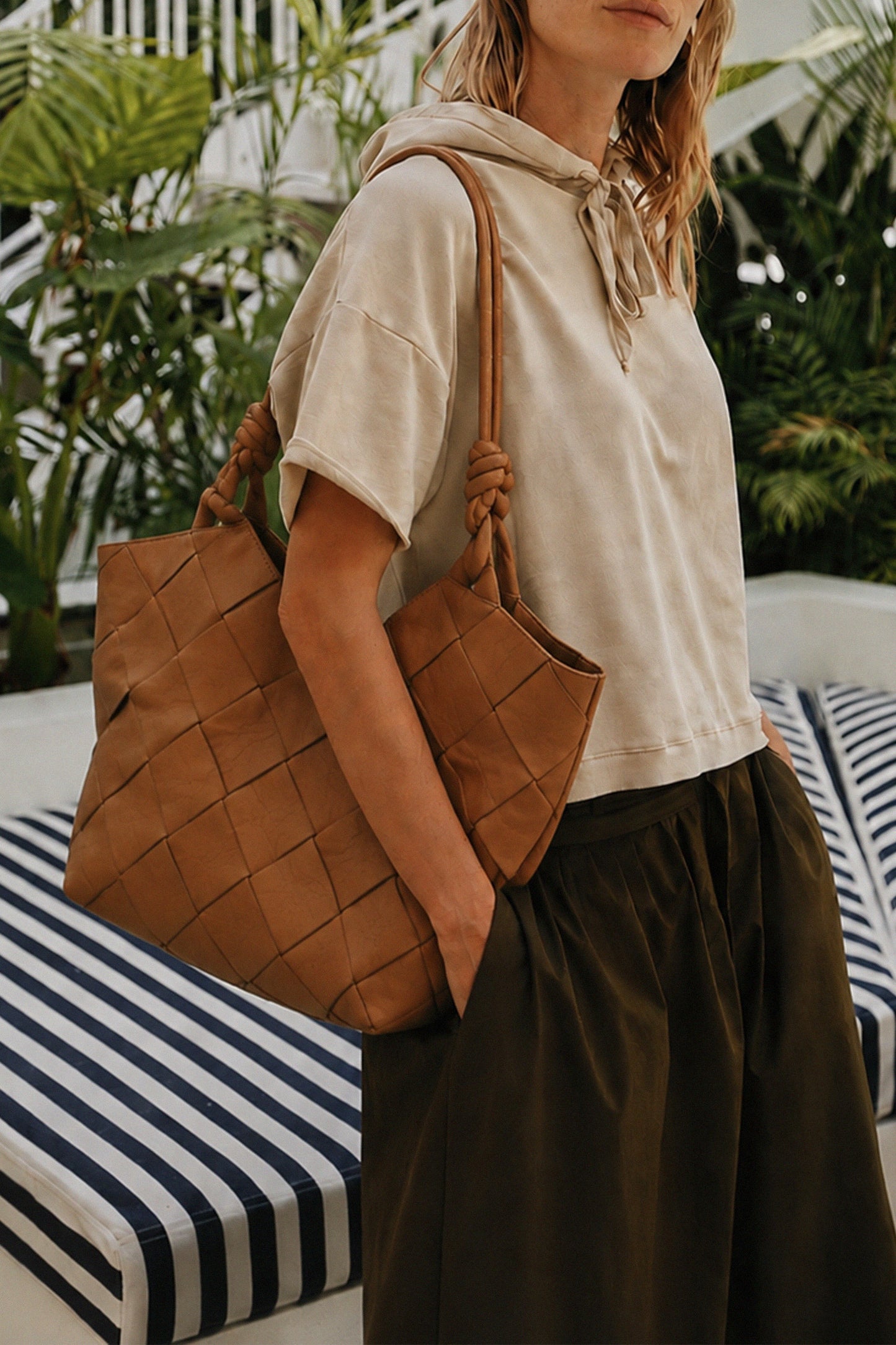 BOLSO MAXI TRENZADO PIEL