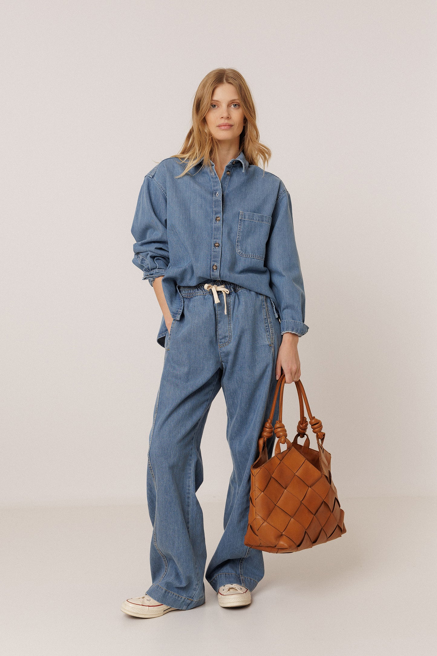 BOLSO MAXI TRENZADO PIEL