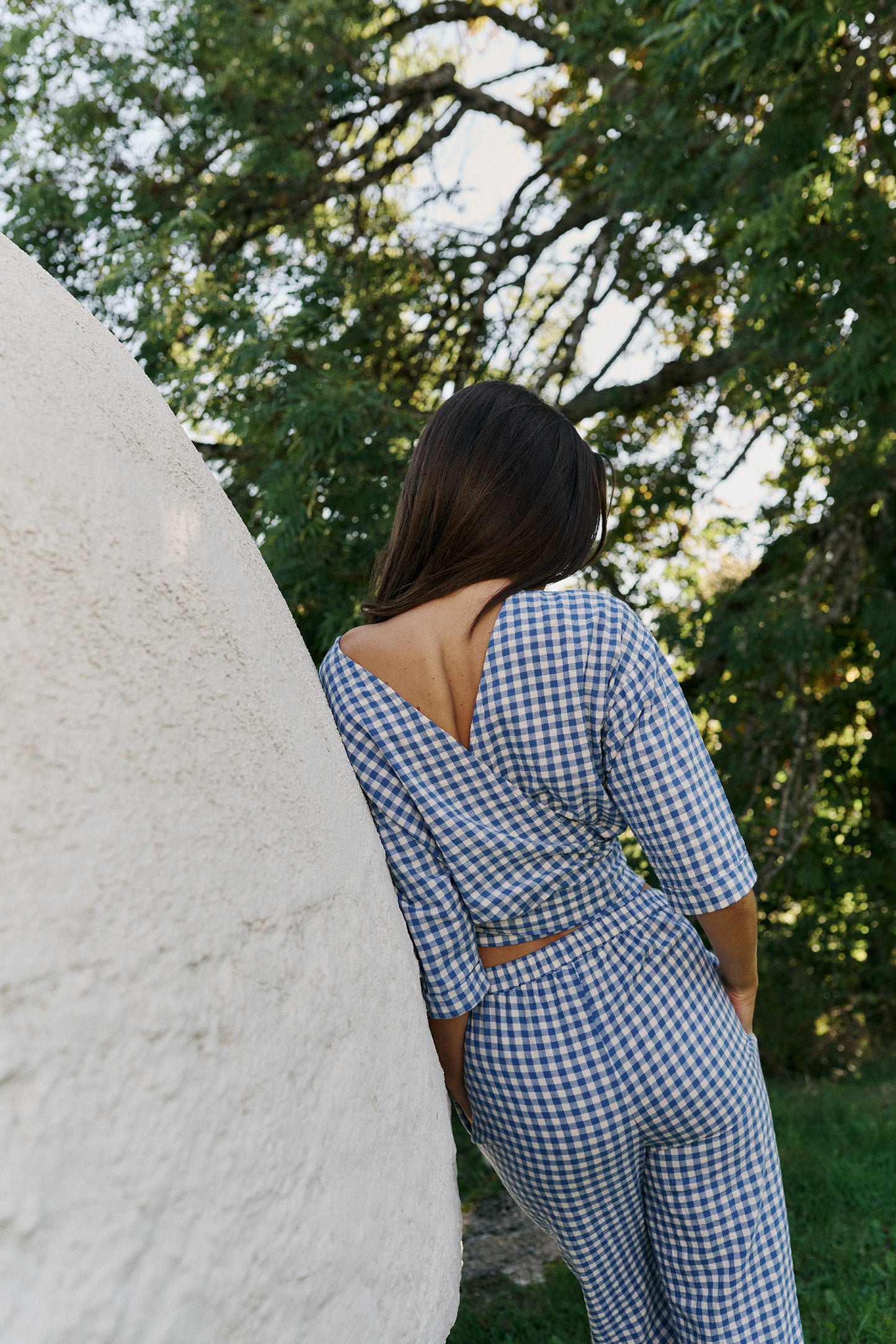 PANTALÓN VICHY ENGOMADO