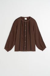  CAMISA PUNTILLAS DOBLE GASA
