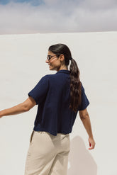 CHEMISE À BRODERIES AJOURÉES