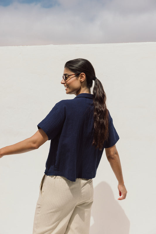 EYELET EMBROIDERED SHIRT 3