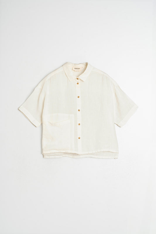 CAMISA CROP LINO 5