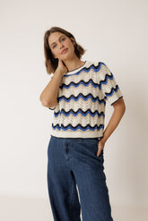 ZIG-ZAG CROCHET SWEATER
