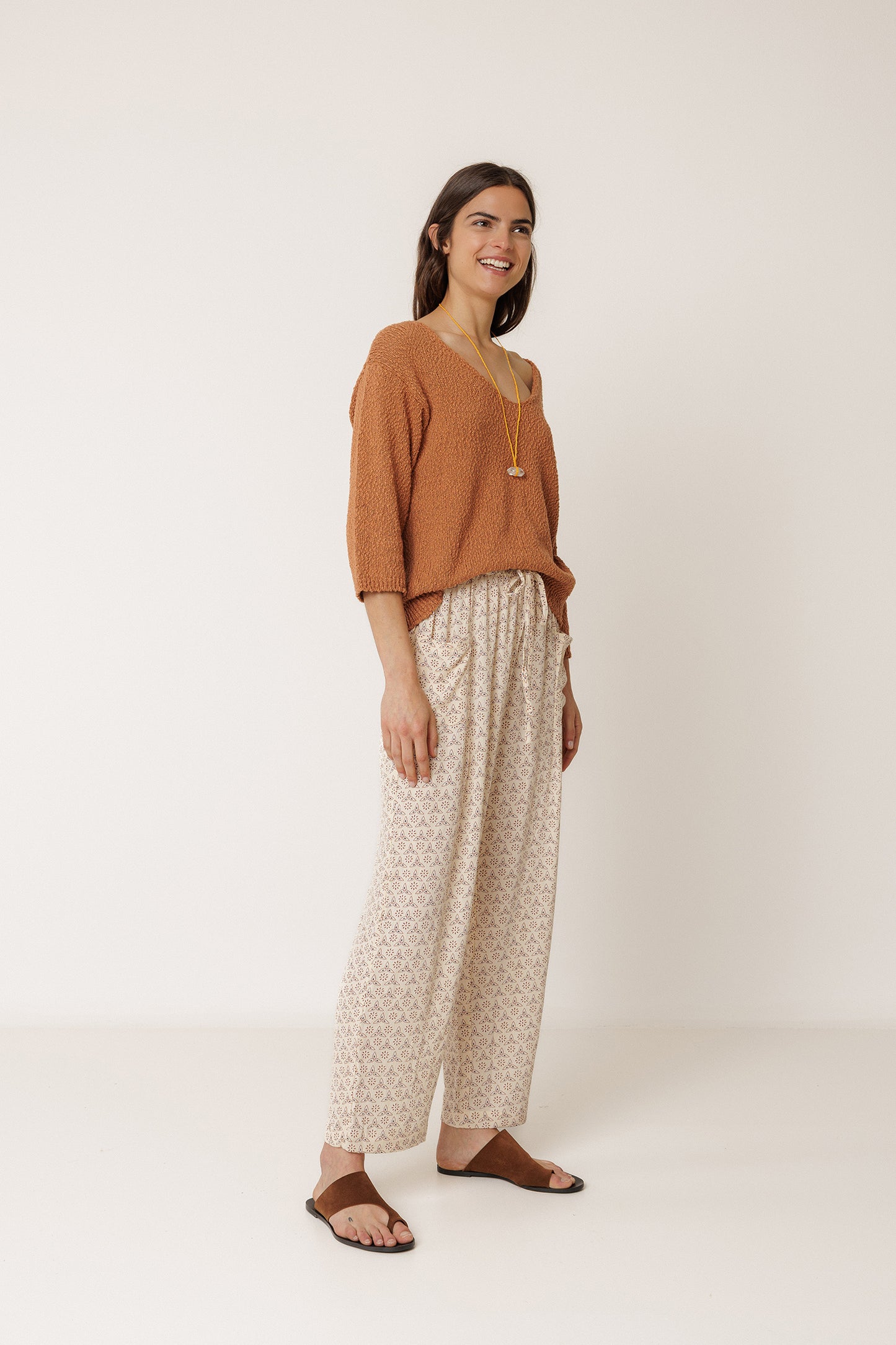 ORGANIC COTTON BOUCLÉ SWEATER