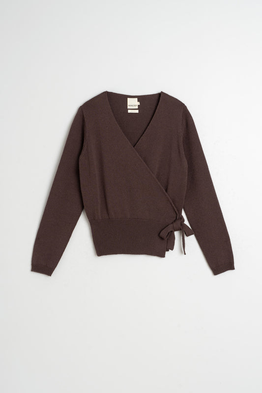 KNIT WRAP-OVER CARDIGAN 5
