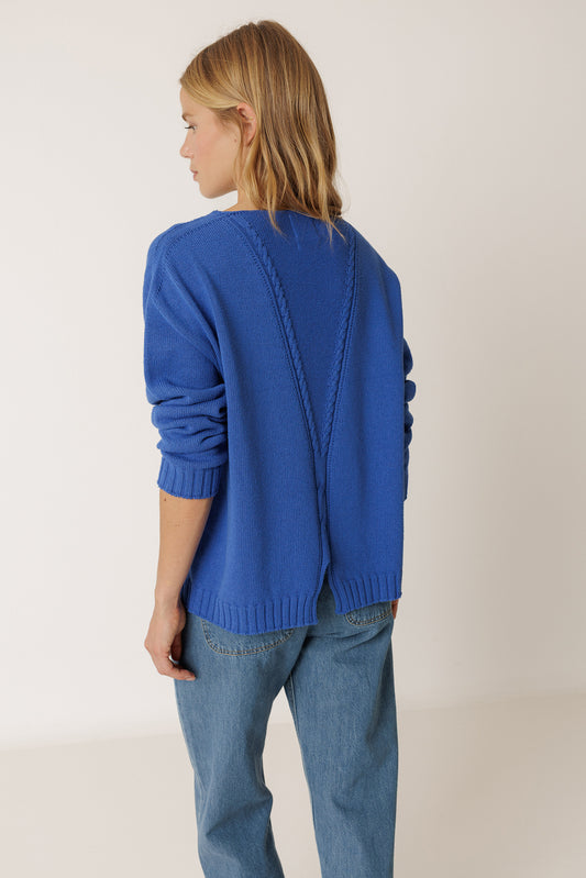 PLUNGE-NECK SWEATER 3