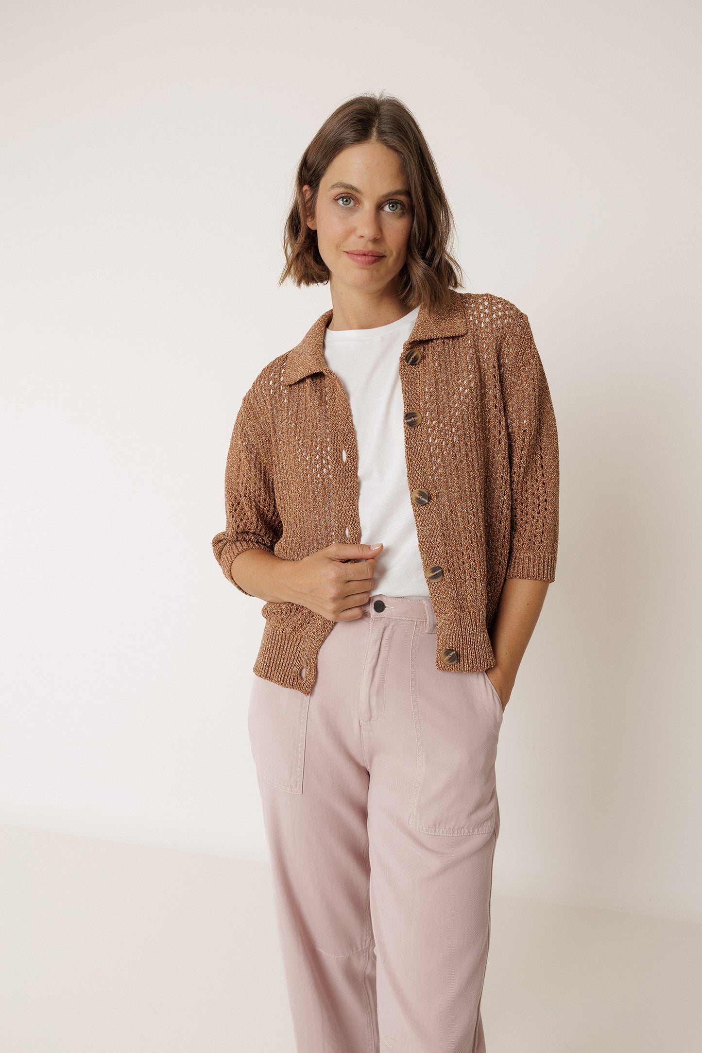OPEN-KNIT JACKET
