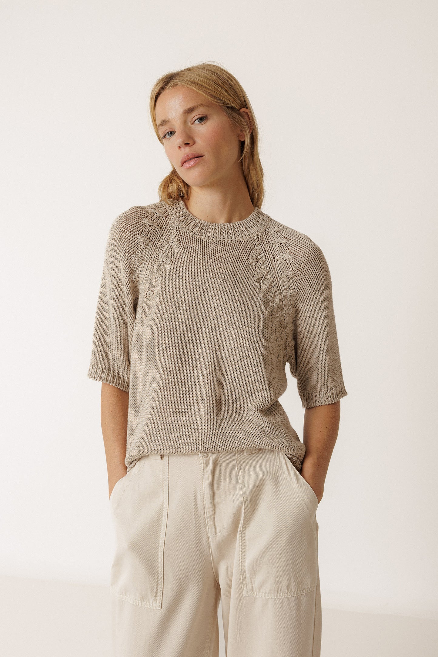 PULL EN MAILLE RUBAN