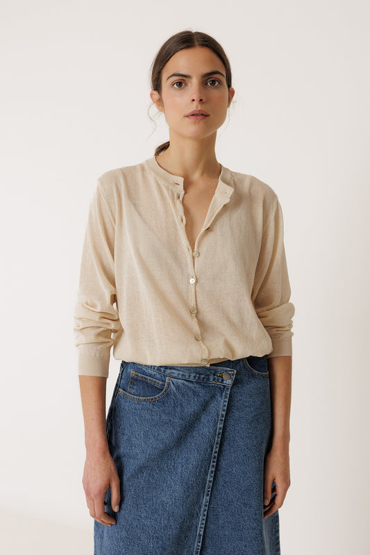 SHEER KNIT JACKET 2