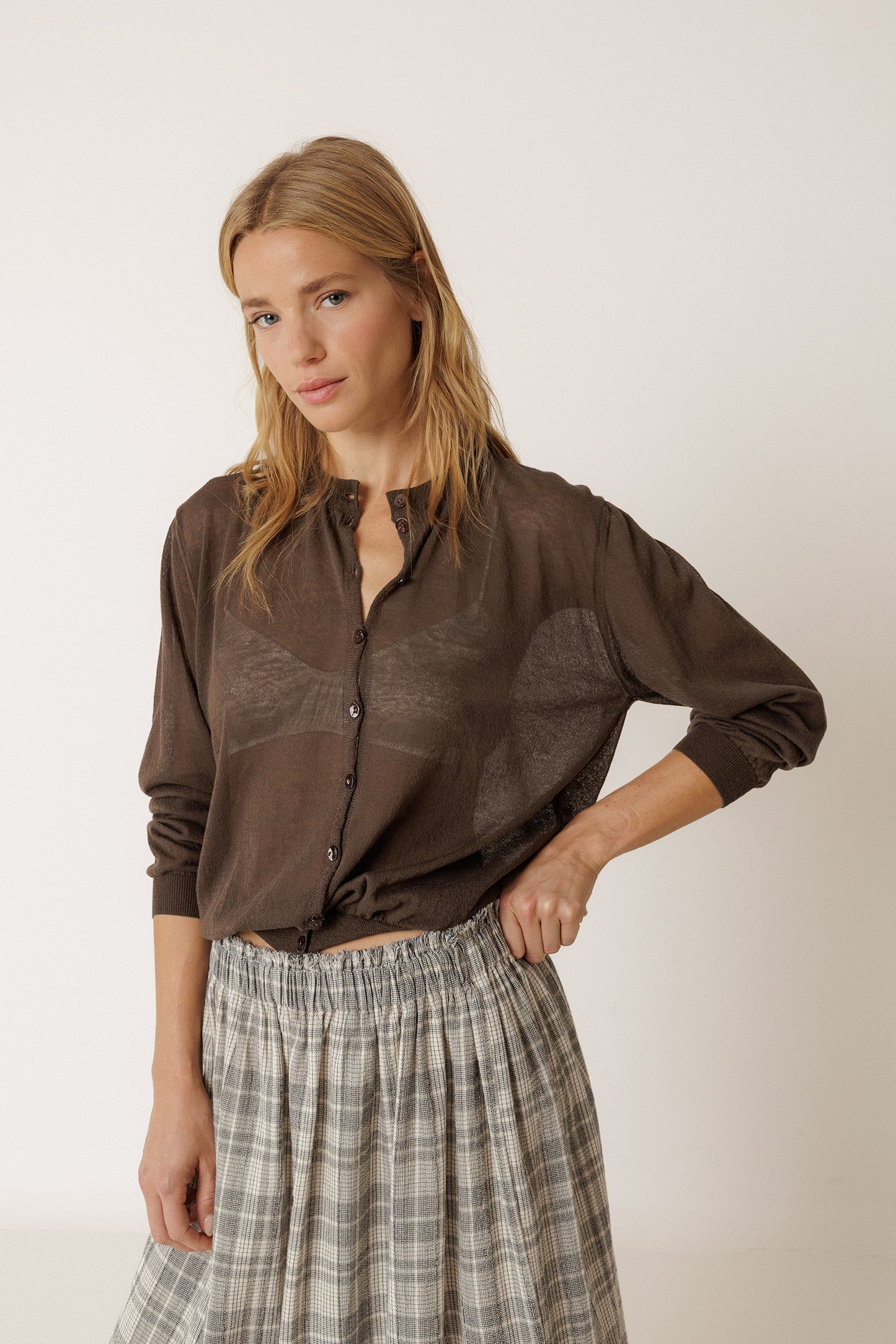 SHEER KNIT JACKET