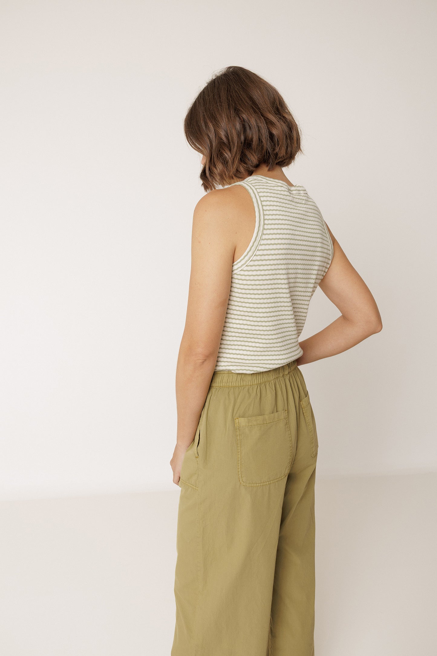 CAMISETA HALTER CANALÉ RAYAS