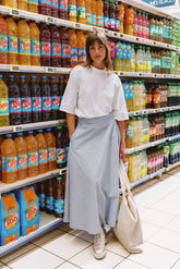 T-SHIRT OVERSIZE EN COTON BIOLOGIQUE