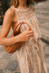 VESTIDO HALTER ESTAMPADO