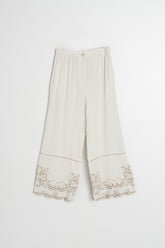 PANTALON BAJO BORDADO
