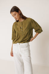 CAMISA BORDADO SUIZO