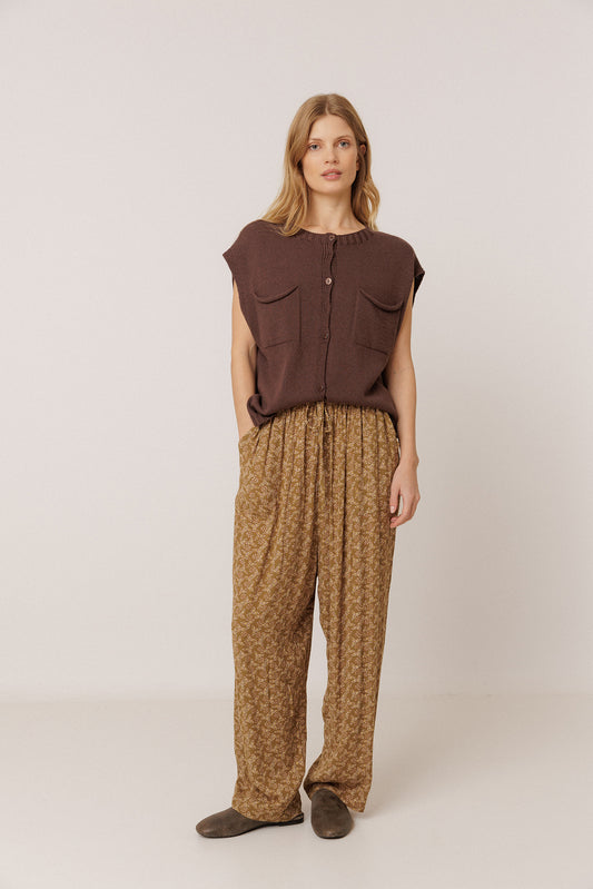 PANTALÓN ESTAMPADO FLUIDO 1