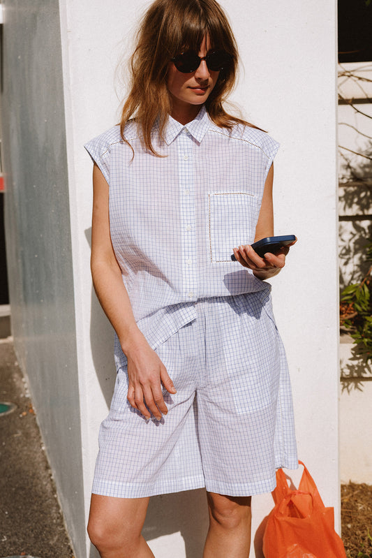 LONG POPLIN BERMUDA 1