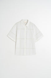 CAMISA POPELÍN CON PUNTILLAS