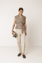 VESTE EN LIN