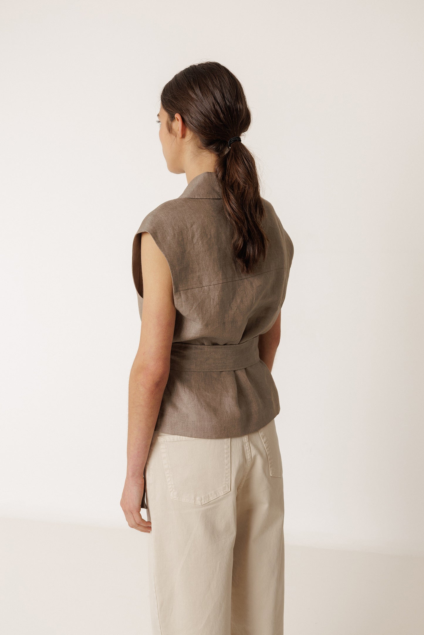 VESTE EN LIN