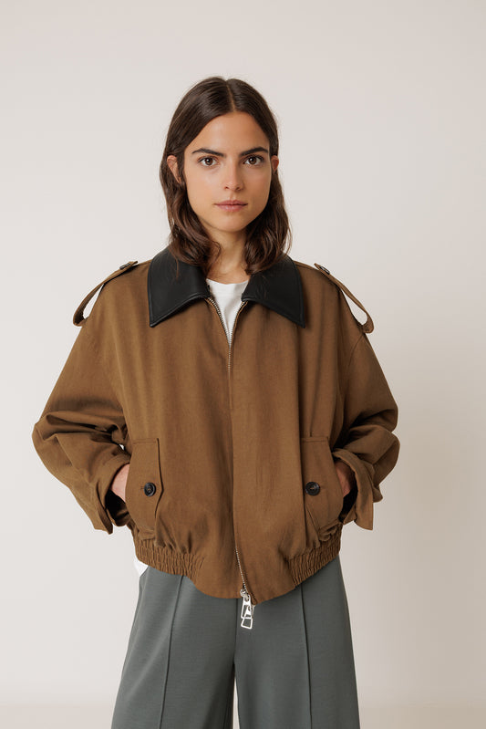 LYOCELL BOMBER JACKET 3
